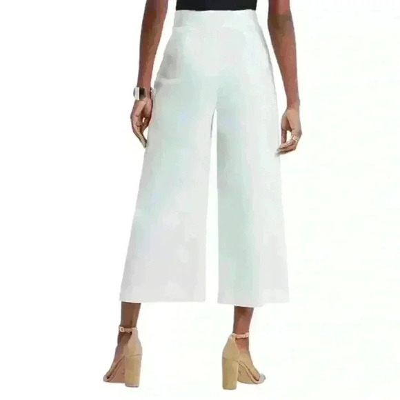Ralph Lauren Wide Leg Cropped Pant, Size 8 - Picture 1 of 11